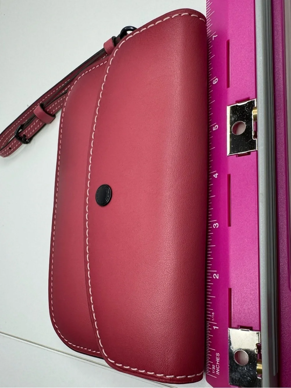 Coach 1941 Pink Glovetanned Clutch Wristlet Wallet